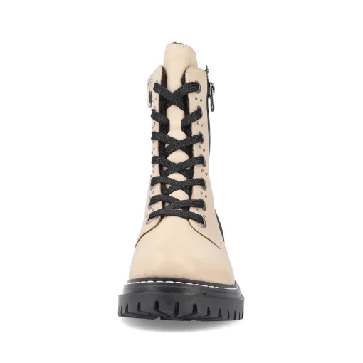 Rieker Damen Biker Boots vanillebeige