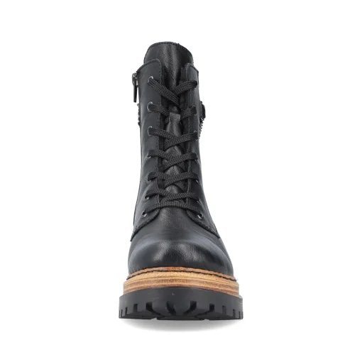 Rieker Damen Biker Boots asphaltschwarz