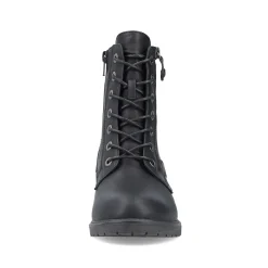 Rieker Damen Biker Boots nachtschwarz