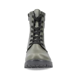 Rieker Damen Biker Boots graugrün
