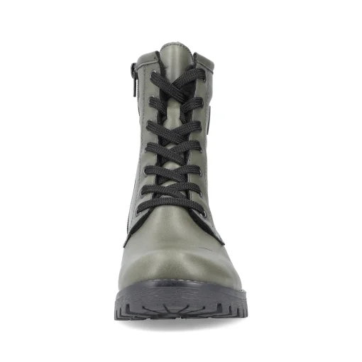 Rieker Damen Biker Boots graugrün