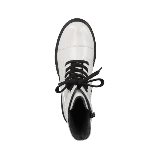 Rieker Damen Biker Boots reinweiß