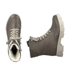 Rieker Damen Biker Boots granitgrau