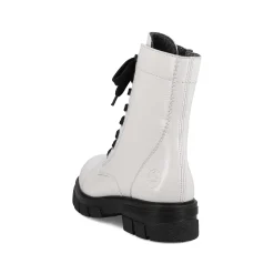 Rieker Damen Biker Boots reinweiß
