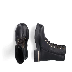 Rieker Damen Biker Boots nachtschwarz