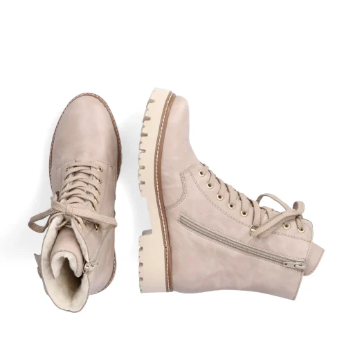 Rieker Damen Biker Boots hellbeige
