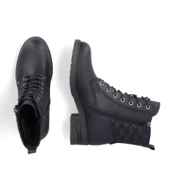 Rieker Damen Biker Boots nachtschwarz