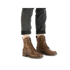 Rieker Damen Biker Boots schokobraun