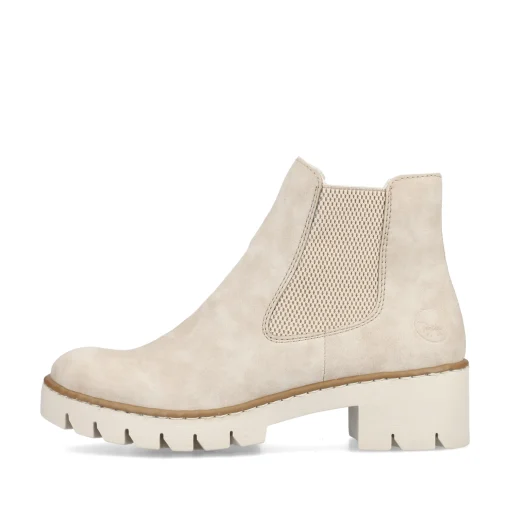 Rieker Damen Chelsea Boots hellbeige