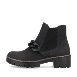 Rieker Damen Chelsea Boots tiefschwarz