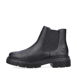 Rieker Damen Chelsea Boots graphitschwarz