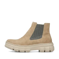 Rieker Damen Chelsea Boots sandbeige