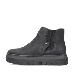 Rieker Damen Chelsea Boots tiefschwarz