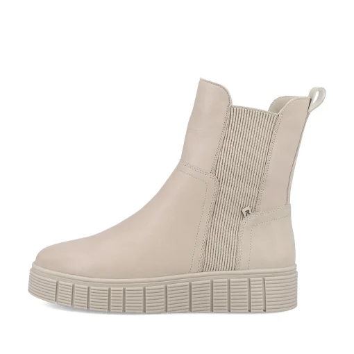 Rieker Damen Chelsea Boots linen