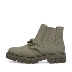 Rieker Damen Chelsea Boots armeegrün