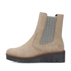 Rieker Damen Chelsea Boots champagner