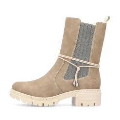 Rieker Damen Chelsea Boots beigebraun