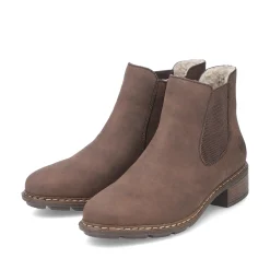 Rieker Damen Chelsea Boots zimtbraun