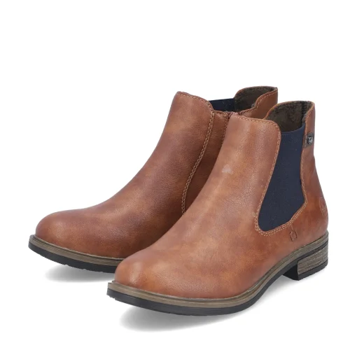 Rieker Damen Chelsea Boots nougatbraun