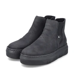 Rieker Damen Chelsea Boots tiefschwarz