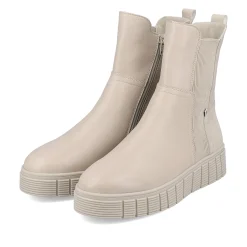 Rieker Damen Chelsea Boots linen