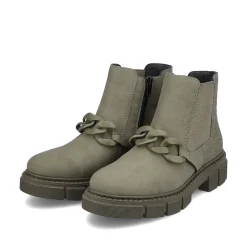Rieker Damen Chelsea Boots armeegrün
