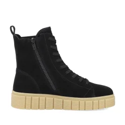Rieker Damen Chelsea Boots urban-black sand-beige