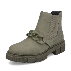 Rieker Damen Chelsea Boots armeegrün