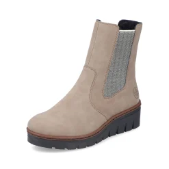 Rieker Damen Chelsea Boots champagner
