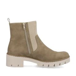 Rieker Damen Chelsea Boots beigebraun