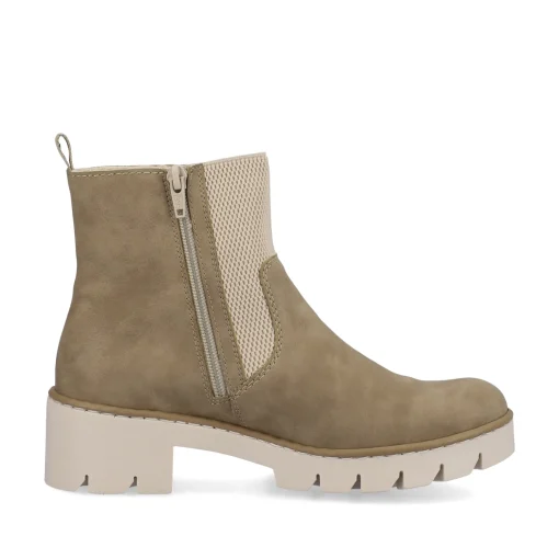 Rieker Damen Chelsea Boots beigebraun