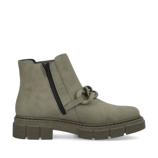 Rieker Damen Chelsea Boots armeegrün
