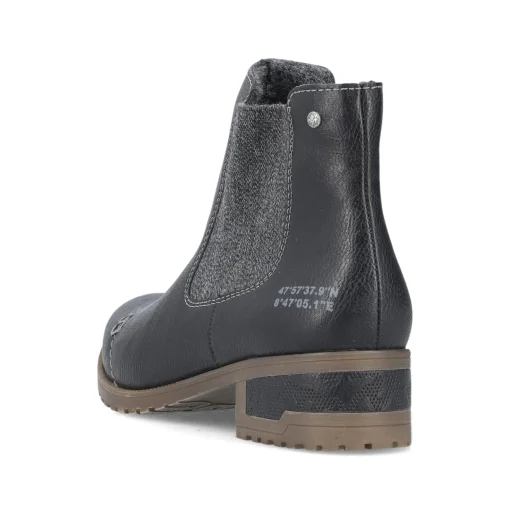Rieker Damen Chelsea Boots asphaltschwarz