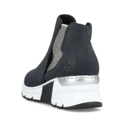 Rieker Damen Chelsea Boots dunkelblau