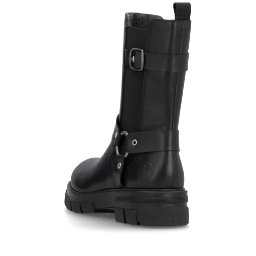 Rieker Damen Chelsea Boots mitternachtsschwarz