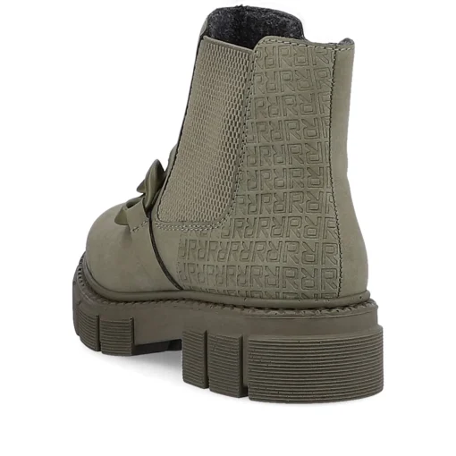 Rieker Damen Chelsea Boots armeegrün