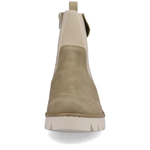 Rieker Damen Chelsea Boots beigebraun