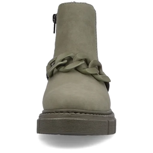 Rieker Damen Chelsea Boots armeegrün