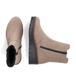 Rieker Damen Chelsea Boots champagner