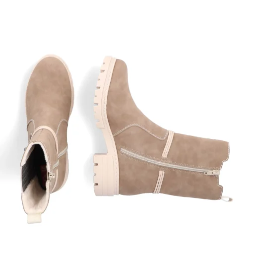 Rieker Damen Chelsea Boots beigebraun