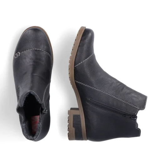 Rieker Damen Chelsea Boots asphaltschwarz