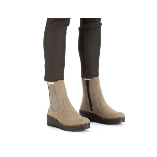 Rieker Damen Chelsea Boots champagner