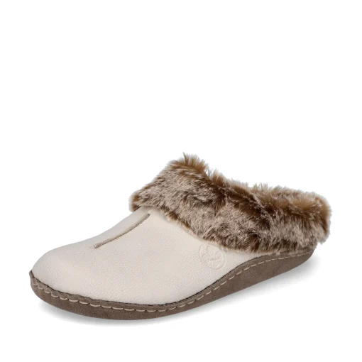Rieker Damen Clogs hellbeige
