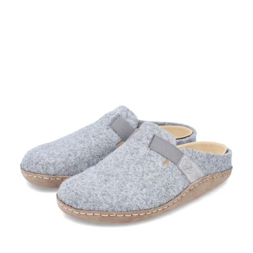Rieker Damen Clogs hellgrau
