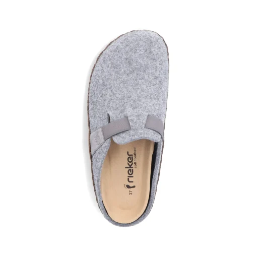 Rieker Damen Clogs hellgrau