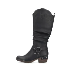 Rieker Damen Hochschaftstiefel nachtschwarz