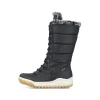 Rieker Damen Hochschaftstiefel asphaltschwarz