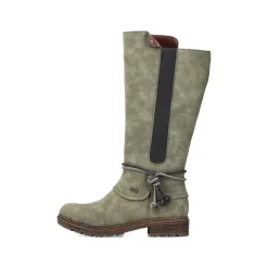 Rieker Damen Hochschaftstiefel laubgrün