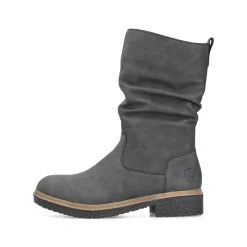 Rieker Damen Hochschaftstiefel schattengrau