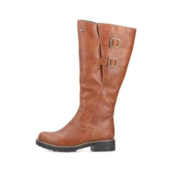 Rieker Damen Hochschaftstiefel karamellbraun